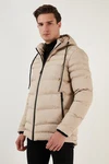 Buratti Winterjacke Slim Fit Beige/Khaki/Braun