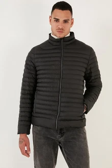 Buratti Kurzjacke Slim Fit Schwarz/Dunkelrot/Dunkelgrau Buratti Kurzjacke Slim Fit Schwarz/Dunkelrot/Dunkelgrau