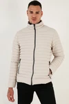 Buratti Kurzjacke Slim Fit Beige/Weiß/Khaki/Braun/Creme