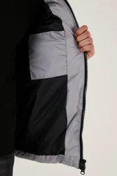 Buratti Winterjacke Slim Fit Grau/Hellgrau