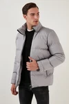 Buratti Winterjacke Slim Fit Grau/Hellgrau