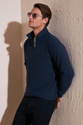 Buratti Sweatshirt Regular Fit Dunkelblau/Blau/Hellblau