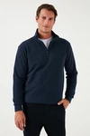 Buratti Sweatshirt Regular Fit Dunkelblau/Blau/Hellblau