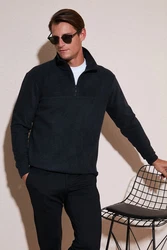 Buratti Sweatshirt Regular Fit Schwarz/Dunkelgrau/Dunkelblau/Grau