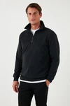 Buratti Sweatshirt Regular Fit Schwarz/Dunkelgrau/Dunkelblau/Grau