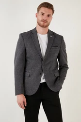 Buratti Regular Fit Blazer Jacket Dunkelgrau/Grau/Hellgrau