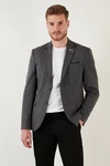 Buratti Regular Fit Blazer Jacket Dunkelgrau/Grau/Hellgrau