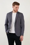 Buratti Regular Fit Blazer Jacket Grau/Dunkelgrau/Dunkelblau