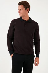 Buratti Sweatshirt Regular Fit Dunkelrot/Braun/Bordeaux/Rot