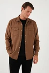 Buratti Langarmhemd Regular Fit Khaki/Braun/Beige/Dunkelbraun Buratti Langarmhemd Regular Fit Khaki/Braun/Beige/Dunkelbraun