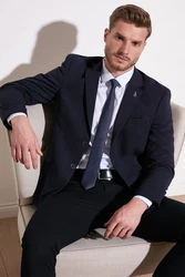 Buratti Jackett Regular Fit Dunkelblau/Hellblau/Schwarz/Pastell