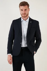 Buratti Jackett Regular Fit Dunkelblau/Hellblau/Schwarz/Pastell