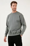 Buratti Sweatshirt Regular Fit Dunkelgrün/Dunkelgrau/Hellgrau/Grau/Hellgrün