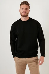 Buratti Sweatshirt Regular Fit Schwarz