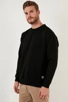 Buratti Sweatshirt Regular Fit Schwarz
