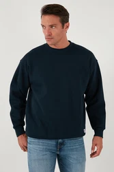 Buratti Sweatshirt Regular Fit Dunkelblau/Blau