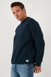 Buratti Sweatshirt Regular Fit Dunkelblau/Blau