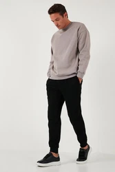 Buratti Sweatshirt Regular Fit Grau/Hellgrau/Khaki/Braun/Beige