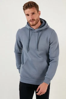 Buratti Sweatshirt Regular Fit Blau/Grau/Dunkelblau/Hellblau