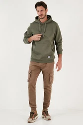 Buratti Sweatshirt Regular Fit Dunkelgrün