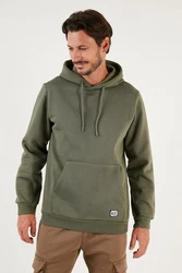 Buratti Sweatshirt Regular Fit Dunkelgrün