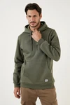 Buratti Sweatshirt Regular Fit Dunkelgrün Buratti Sweatshirt Regular Fit Dunkelgrün