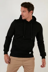Buratti Sweatshirt Regular Fit Schwarz