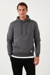 Buratti Sweatshirt Regular Fit Dunkelgrau/Hellgrau/Grau