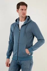 Buratti Sweatshirt Regular Fit Blau/Grau