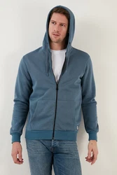 Buratti Sweatshirt Regular Fit Blau/Grau