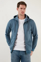 Buratti Sweatshirt Regular Fit Blau/Grau