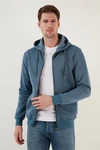 Buratti Sweatshirt Regular Fit Blau/Grau