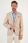 Buratti Jackett Regular Fit Beige/Braun/Khaki