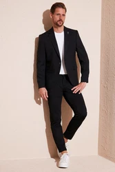 Buratti Jackett Regular Fit Rot/Schwarz/Dunkelrot/Orange/Blau