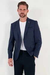 Buratti Jackett Regular Fit Dunkelblau/Hellblau/Pastell