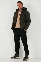 Buratti Outdoorjacke Regular Fit Dunkelgrün/Khaki/Grün