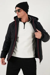 Buratti Outdoorjacke Regular Fit Schwarz/Rot/Dunkelrot
