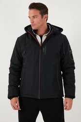 Buratti Outdoorjacke Regular Fit Schwarz/Rot/Dunkelrot