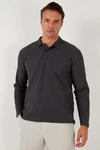 Buratti Sweatshirt Regular Fit Dunkelgrau/Schwarz/Grau