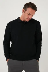 Buratti Sweatshirt Regular Fit Dunkelblau/Schwarz/Hellblau