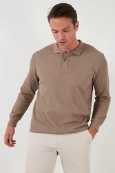 Buratti Sweatshirt Regular Fit Braun/Khaki/Beige