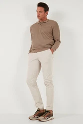 Buratti Sweatshirt Regular Fit Braun/Khaki/Beige