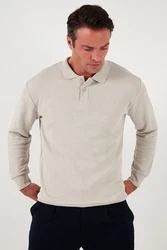 Buratti Sweatshirt Regular Fit Khaki/Beige/Braun