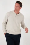 Buratti Sweatshirt Regular Fit Khaki/Beige/Braun