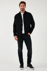 Buratti Langarmhemd Regular Fit Schwarz