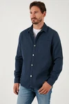 Buratti Langarmhemd Regular Fit Dunkelblau/Blau/Hellblau