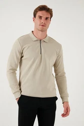 Buratti Sweatshirt Regular Fit Khaki/Beige