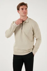 Buratti Sweatshirt Regular Fit Khaki/Beige