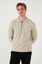 Buratti Sweatshirt Regular Fit Khaki/Beige