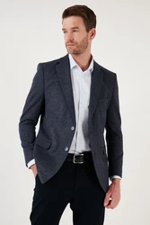 Buratti Jackett Slim Fit Hellblau/Dunkelblau/Grau/Blau